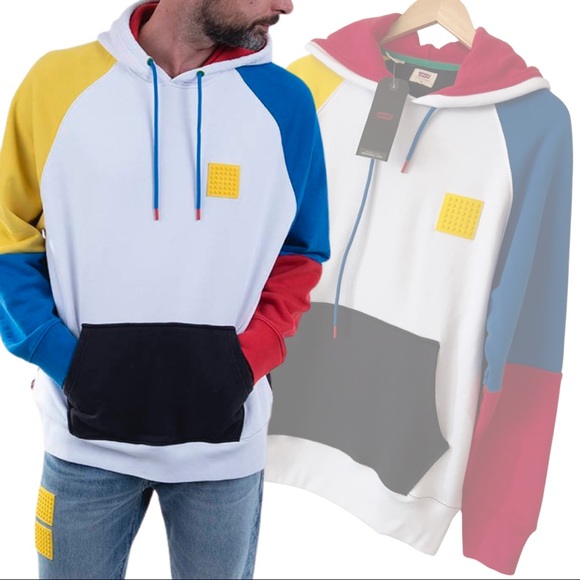 Levi’s X LEGO Men’s Relaxed Multicolor Hoodie - Picture 3 of 16